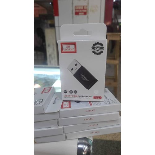 product_image_name-Generic-Type-c USB 3.1 To USB- C OTG Cable Adapter  ET-TC07 Data Fast Charging Converter Connector -Black-5