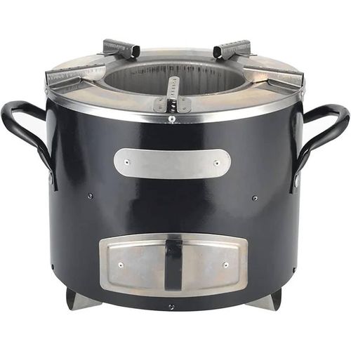 product_image_name-Generic-Rocket Stove, Wood Burning Stove, Portable Charcoal Camping Stove with Handle, Stainless Steel Wood Stove for Outdoor Cooking BBQ RV Backpacking Survival Hiking Picnic -Multicolor-3