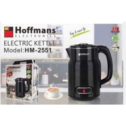 product_image_name-Hoffmans-2.5L Electric Tea Kettle Fast Boiling Auto Shut-off And Boil Dry Protection Electric Kettle Pacolator black-1
