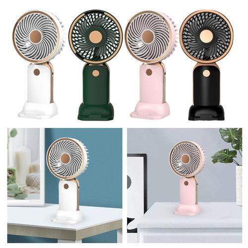 product_image_name-Generic-Portable USB White Desk Fan - Mini Size, Quiet & Versatile for Dorm/Office/Travel-3