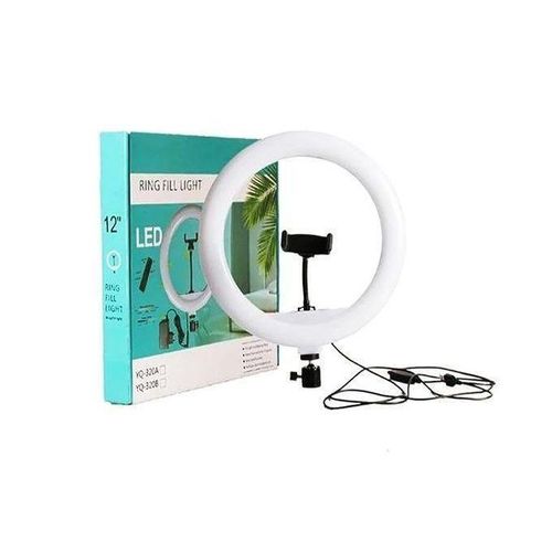 product_image_name-Generix-12 Inch Ring Light With USB Support, USB Cable- Ideal For Videography, YouTube (Without Stand)-Multi-2