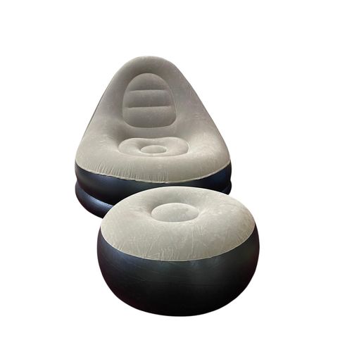 product_image_name-Generic-3 in 1  intex inflatable sofa seat with foot rest - Grey-1