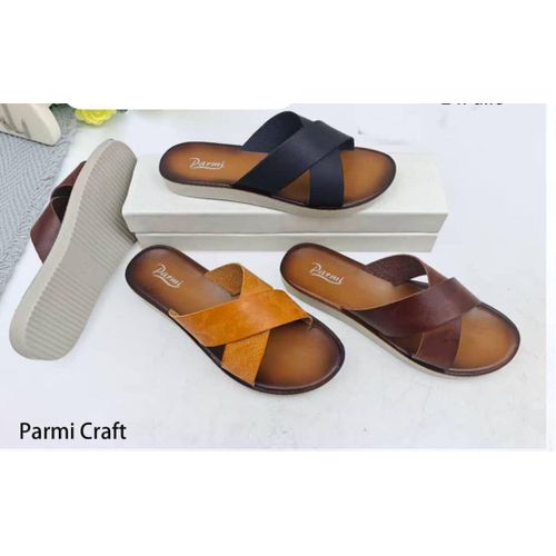 product_image_name-Fashion-Ladies Flat cross strap Sandals -Black-3