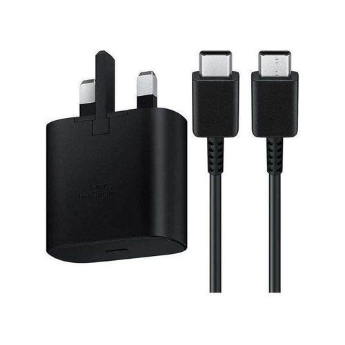 product_image_name-Samsung- 25W USB-C Super Fast Charging Power Adapter with Type-C to C Cable – Black-1
