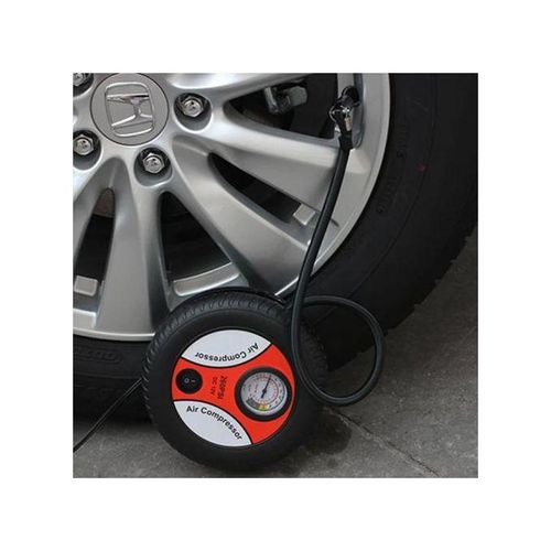 product_image_name-Generic-Portable Auto Air Compressor Pump, Digital Tire Inflator With Gauge LED Light For Inflatable Cars -Black.-1
