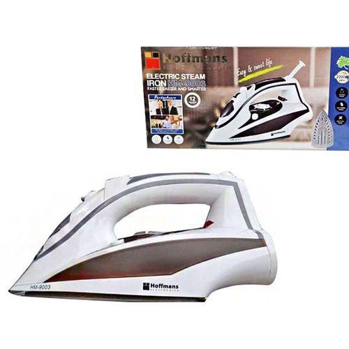 product_image_name-Hoffmans-Steam And Dry Flat Iron - White, Black-1