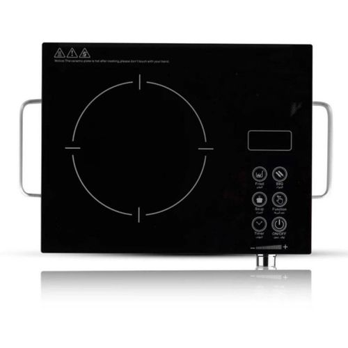 product_image_name-Hoffmans-Touch single radiant Electric Infrared Cooker Stove Hot Plate Portable Single Burner, Black-4