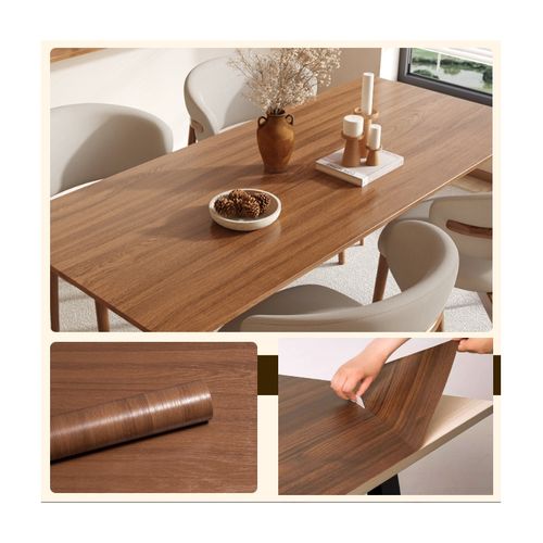 product_image_name-Generic-3D Laminated Vinyl Wood Grain  Wallpaper - 3m X 40cm-1