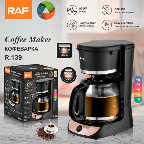 product_image_name-RAF-12 Cup Drip Coffee Maker Black-4
