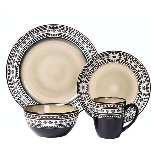 product_image_name-Generic-Rustic Geometric Ceramic Dinnerware Set --2