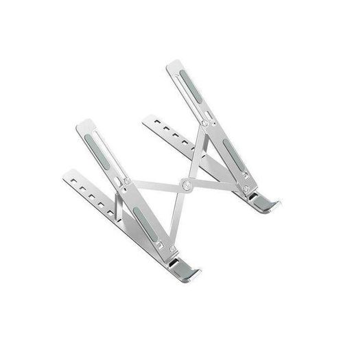 product_image_name-Generic-Metal Foldable Adjustable Height Laptop Stand - Silver-1