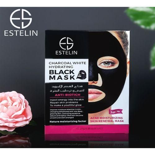 product_image_name-Estelin-Charcoal White Hydrating Black Mask-1