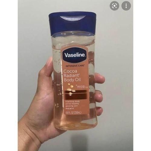product_image_name-Vaseline-Intensive Cocoa Radiant Body Oil 100% Cocoa Butter-blue-1