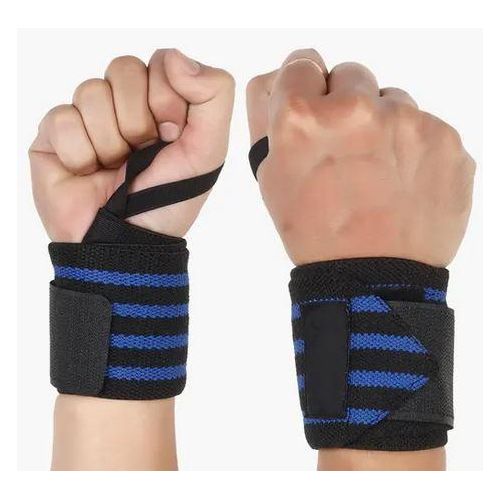 product_image_name-Generic-Weight Lifting Wrist Supporter Band With Thumb Loop Straps For Gym (Free Size) - Color May Vary-1