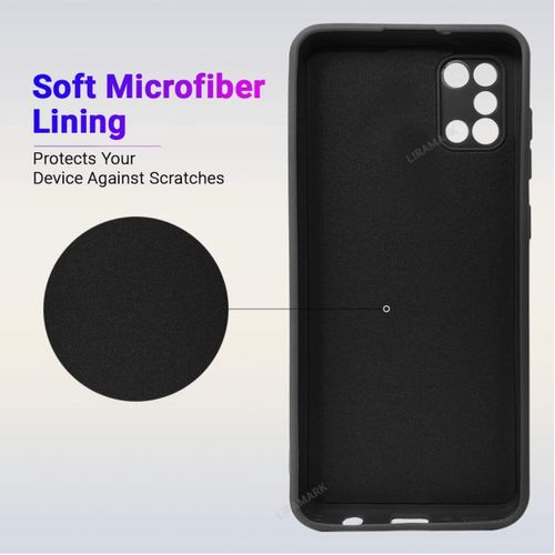 product_image_name-Generic-Silicone Soft Back Cover Case for Samsung Galaxy A31 (Black)-2
