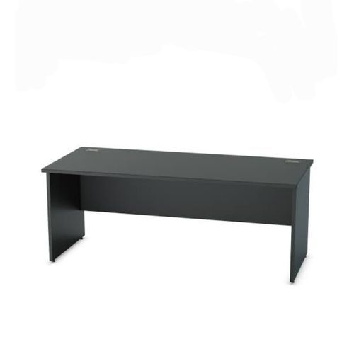 Black desk hot sale no drawers