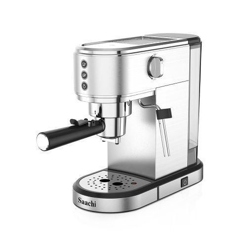 product_image_name-Saachi-3 In1 20 Bar ULKA Pump 1L 1350 W Electric Espresso Coffee Maker Machine- Silver-4