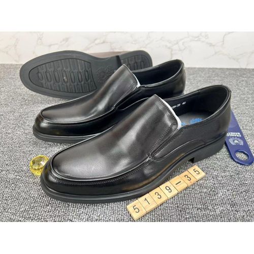 product_image_name-Fashion-Classic Slip-On Formal Leather Loafers – Black-1