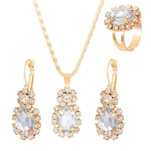product_image_name-Aprillan-3pcs Women Girls Jewelry Set Ring + Earrings + Necklace-1