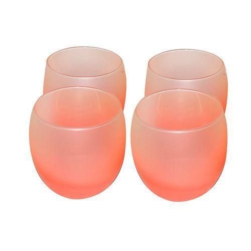 product_image_name-Luminarc-4 Pieces Of Frost Short Juice/Water Glasses -  Soft Pink-1