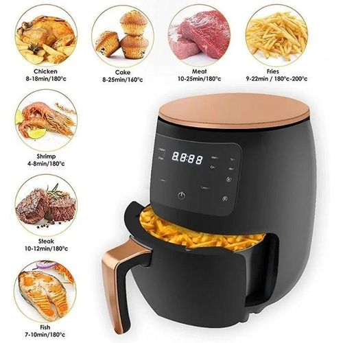 product_image_name-Generic-Digital Air Fryer 6 Litres - Black-4