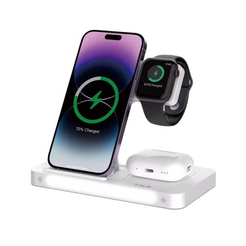 product_image_name-General-RP-W60 Wireless Charger - 22W Power - 3-in-1 Charging Dock - For Phone, Watch, and Headphones - Qi Technology -3