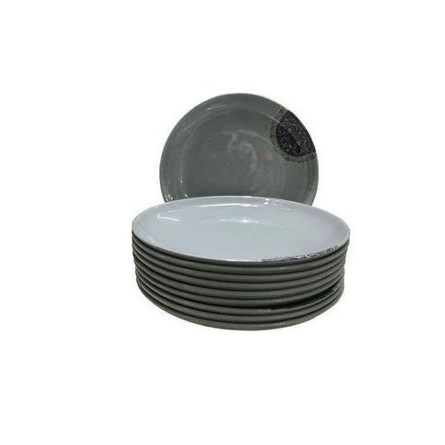 product_image_name-Generic-Heavy Melamine Plates - Grey 12pcs-1