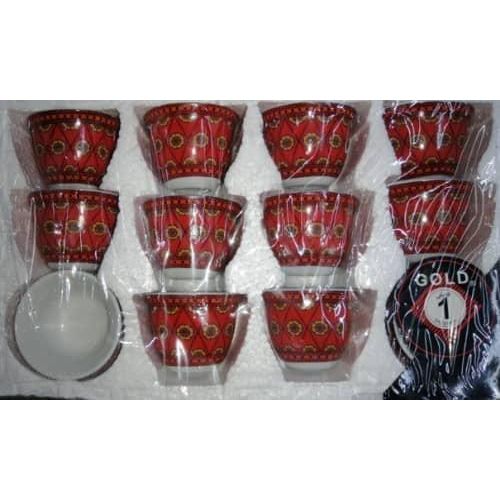 product_image_name-Generic-12 Pieces Of Multi Design Cuppucino Latte Espresso Coffee Cups Mugs- Multicolor-3