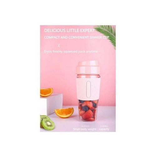 product_image_name-Generic-Rechargeable Portable Mini Blender 300ml Personal Smoothie Maker Jucier Cup USB Handheld Fruit Mixer Machine For Home Office Sports-2