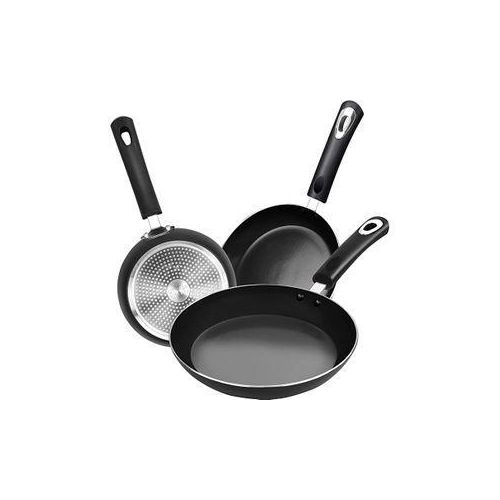 product_image_name-Generic-Non-Stick Induction Base Aluminum Alloy Frying Pan - Black-1