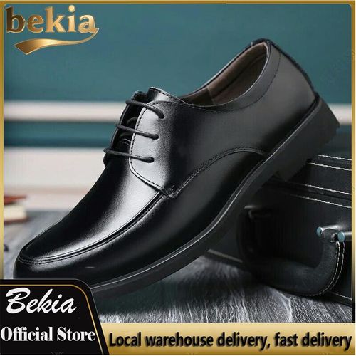 product_image_name-Bekia-Bekia Men's formal shoes wedding shoes lace up leatherette shoes gentlemen's shoes-1