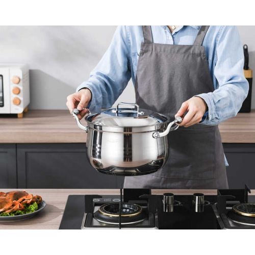 product_image_name-Generic-6 Piece 26,28 & 30CM Stainless Steel Saucepans Cooking Pots- Silver.-2
