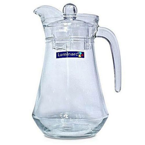 product_image_name-Luminarc-Juice/Water Glass Jug With Lid 1.3 Litres- Transparent-1