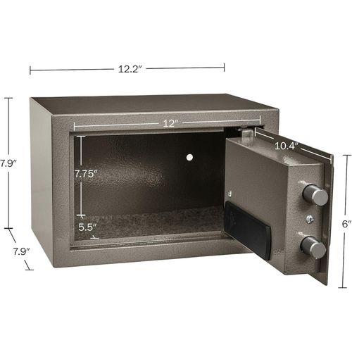 product_image_name-Generic-Digital Safe - Electronic Steel Safe with Keypad and Manual Override Keys - Protect Money, Jewelry, Passports - For Home  Business -5