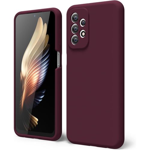 product_image_name-Generic-Samsung Galaxy A53 Silicone Case - Maroon-1