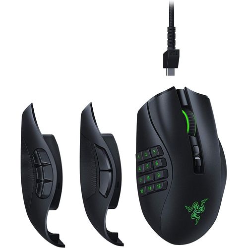 product_image_name-Razer-Naga Pro - Modular Wireless Gaming Mouse with Interchangeable Side Panel -3
