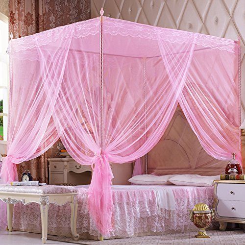 Shop 4 Stand / Pole Mosquito Net - Pink | Jumia Uganda