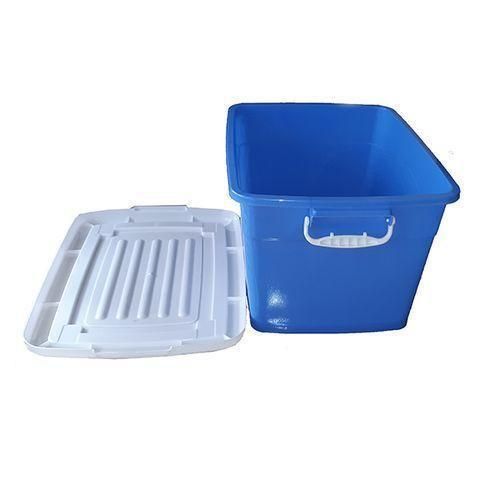 product_image_name-Generic-40L Plastic Storage Container- Blue & White-2