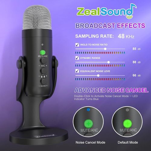 product_image_name-Generic-USB Mic for iPhone PC iPad Android Phone-Corded Condenser Desktop Microphones with Mute Echo Monitor Volume Gain for Podcast,ASMR,Gaming,YouTube Video-3