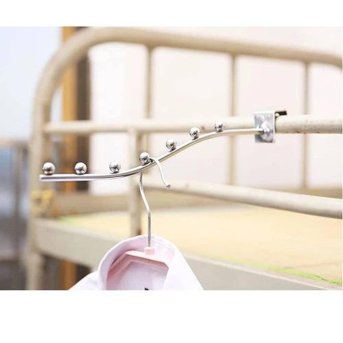 product_image_name-Generic-Hard Metallic H*ok Hanger For Clothes Good For Use In Boutique Business Wardrobes Laundry Hangers For Dresses Coats Shirts - Multicolor-3