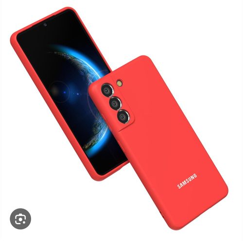 product_image_name-Generic-Samsung Galaxy S22 Plus Silicone Case-Orange-2