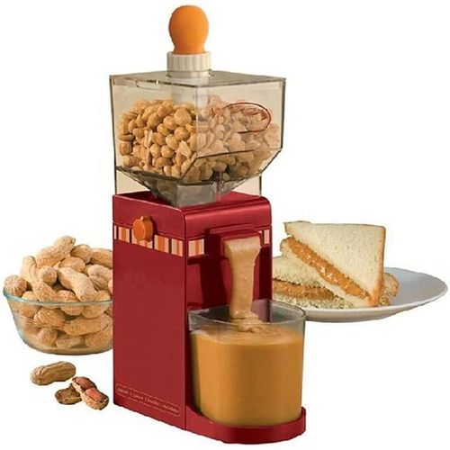 product_image_name-Generic-Electric Peanut Butter Maker With Removable Grinding Disk And Container, Home Anti Slip Grain Grinder for Cashews, Almonds, Hazelnuts, Nut Cooking Grinder Home Tahini Machine Automatic Refiner For Bakeries, Western Restaurants, supermarkets-Multicolor-1
