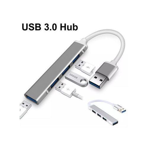 product_image_name-Generic-Hub USB HUB 3 0 Adapter 4 Port USB 3.0 High Speed-Gray-1