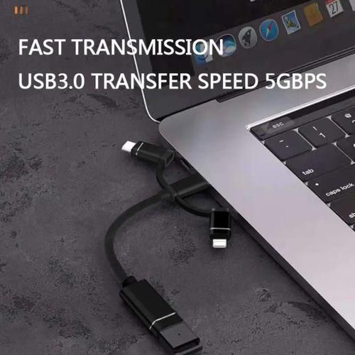 product_image_name-Original-3-in-1 OTG USB Cable Type-C Adapter 8Pin to USB 3.0 for iPhone & Android-5