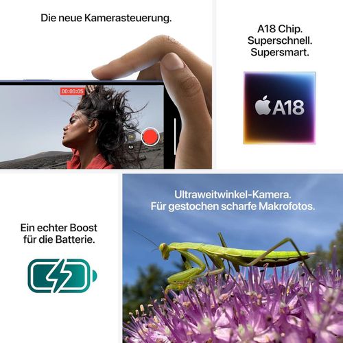 product_image_name-Apple-iPhone 16 - 6.1" 8GB RAM 128GB ROM 48MP 3561mAh - Pink-3