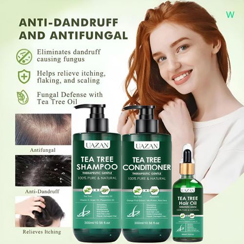 product_image_name-Generic-100% Pure Tea Tree Oil for Scalp Fungal, Soothes Itchy Scalp & Dandruff, Prevent Hair Loss, Promote Hair Growth - 3pc-1