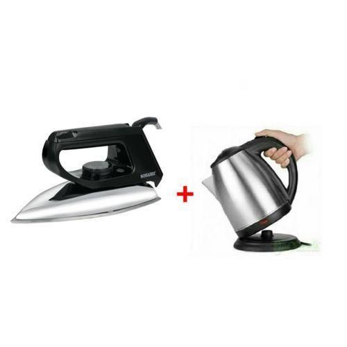 product_image_name-Saachi-Bundle Of Quality Flat Iron &  Electric Kettle 2L- Silver-1
