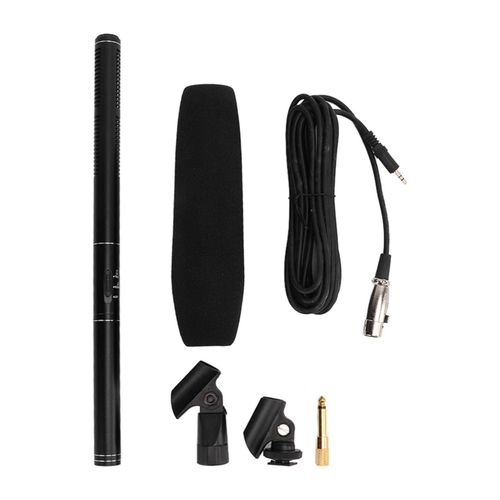 product_image_name-Generic-Super Unidirectional Condenser Microphone Camcorder Mic, Interview Microphone Rustproof Durable-3