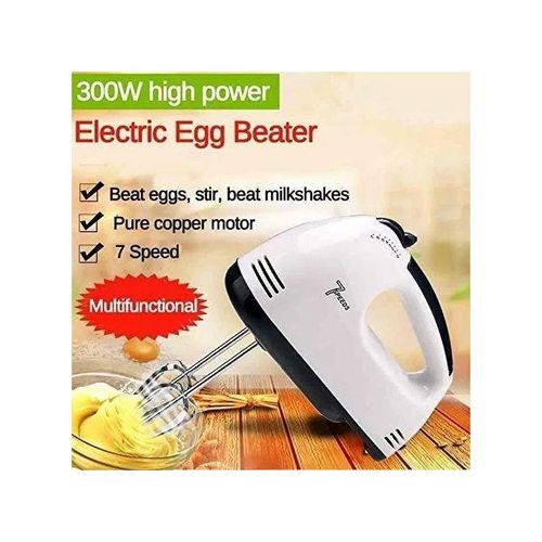 product_image_name-Generic-7 Speed Electric Hand Mixer 260W - White-2
