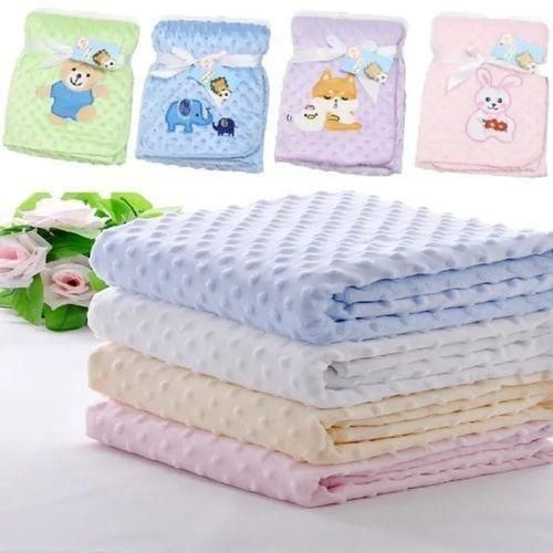 product_image_name-Generic-Ultra-Soft Minky Dot Baby Blanket with Sherpa Backing-1
